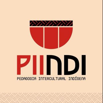 Folder marrom claro com o símbolo do PIINDI